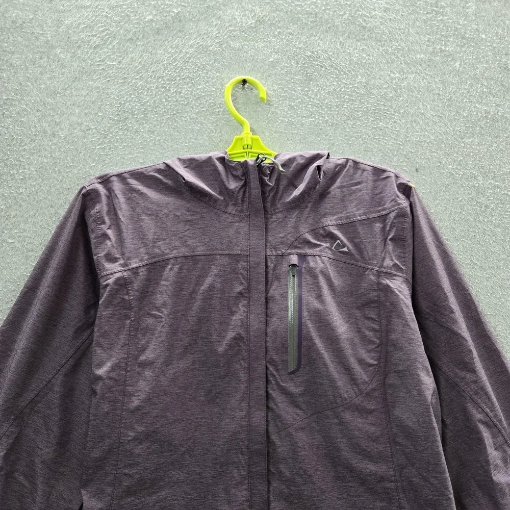 Paradox Women‎ Jacket XL Purple Nylon Activewear Zipper Long Sleeve